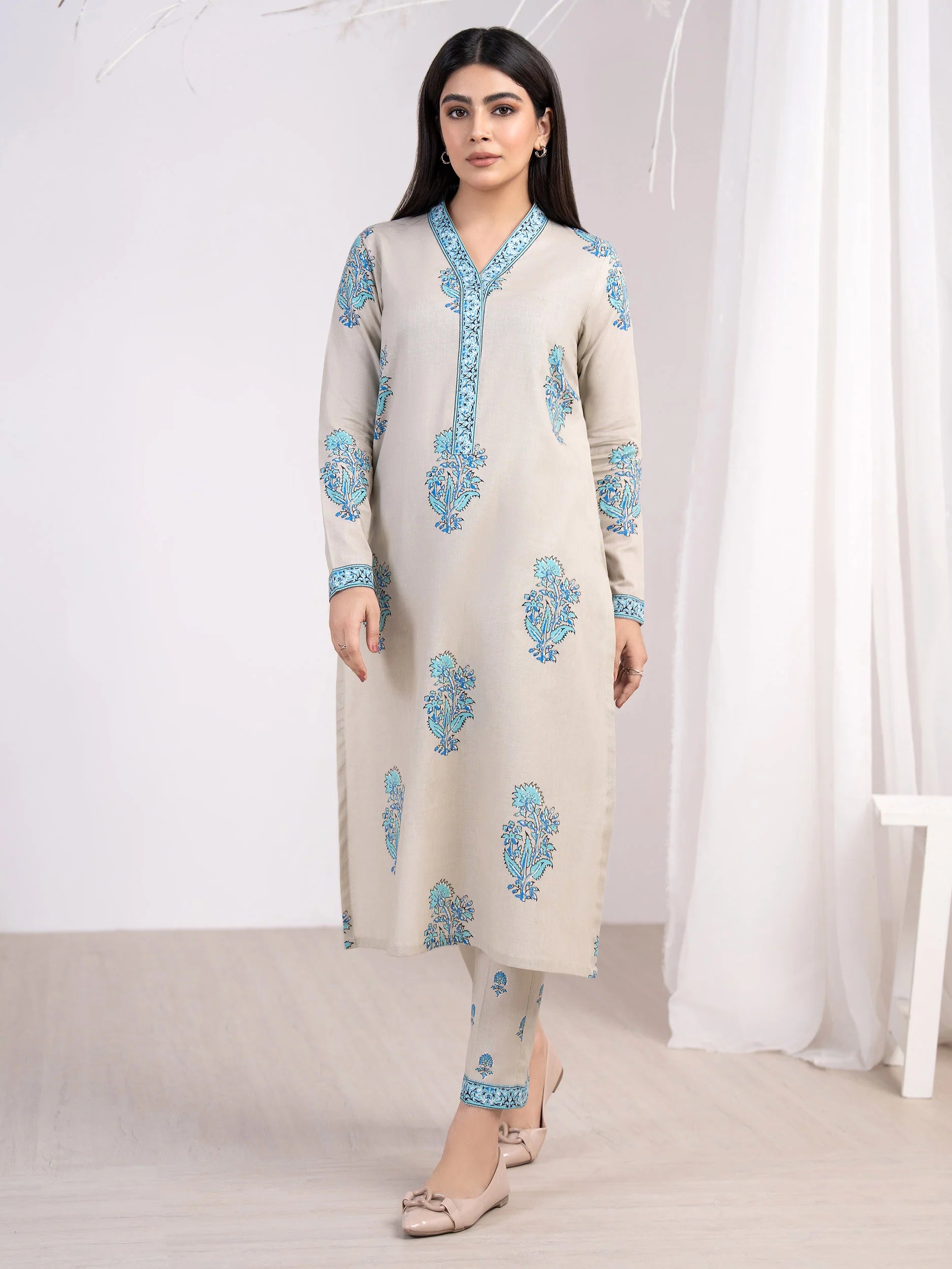 Latest Kurti Designs With Palazzo Images 2023